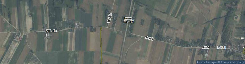 Zdjęcie satelitarne Nowe Strzałki ul.